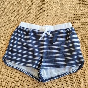 Janie and Jack Navy striped Texture shorts Size 16 NWT
